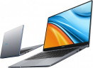 Ноутбук Honor MagicBook 14 NMH-WDQ9HN, 14", IPS, AMD Ryzen 5 5500U 2.1ГГц, 6-ядерный, 8ГБ DDR4, 512ГБ SSD, AMD Radeon , Free DOS, серый 5301AFVH