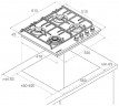 Газовая варочная панель Kuppersberg FS 63 X